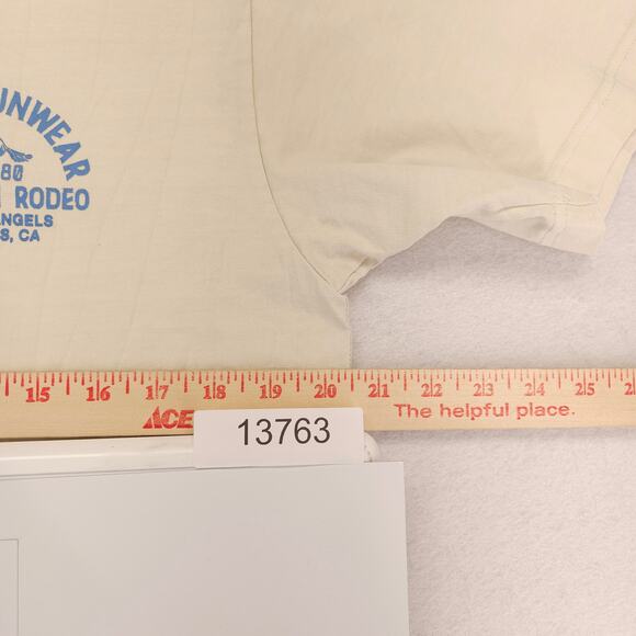 PacSun Casual Crew Neck Short Sleeve Striped T Shirt Mens Size Medium M Tan - Picture 6 of 9